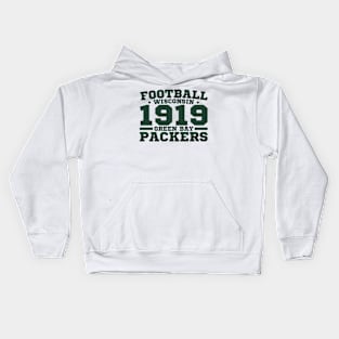 Football Wisconsin 1919 Green Bay Packers Kids Hoodie